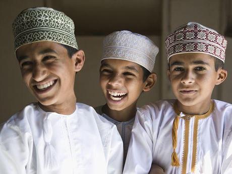 Photo: Schoolboys in Oman
