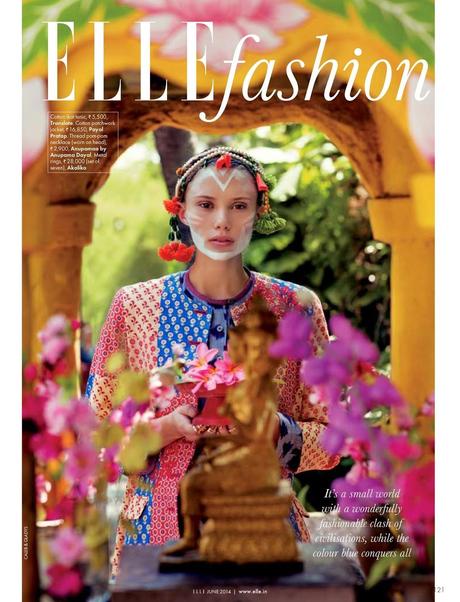 Rebecca Brown By Caleb & Gladys For Elle Magazine, India, June 2014