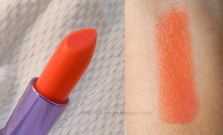 Colorbar Creme Touch Lipstick 015 Tangerino : Review, Swatch, FOTD