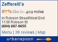 Zefferelli's on Urbanspoon