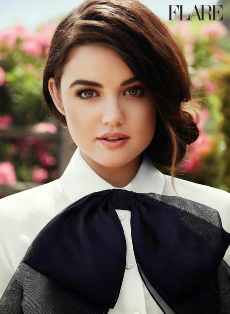 Lucy Hale For Flare Magazine, July 2014