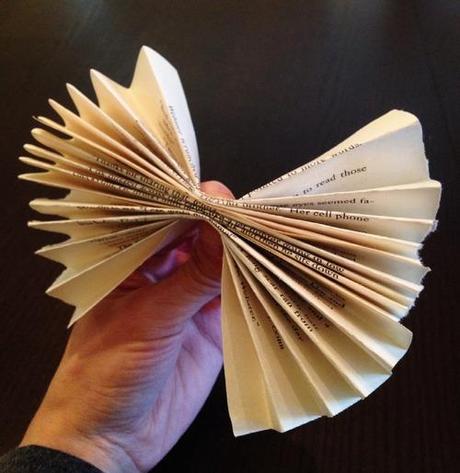 Book Page Wreath by Paper & Fox