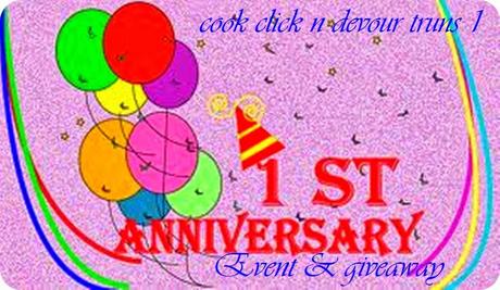 1st anniversary celebration with giveaways ! -Winner announcement 1st anniversary celebration with giveaways ! -Winner announcement