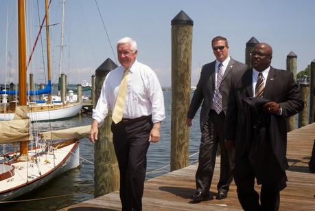 governors martin o'malley, jack markell, tom corbett, and terry mcauliffe pledge to save the chesapeake bay!