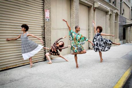 Fashion Editorial: Alvin Ailey dancers and summer dresses – ELLE June 2014 dance 3