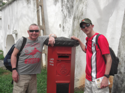 Backpacking in Sri Lanka: 23 Cool Things I Noticed When Touring Galle Fort galle backpacking post box
