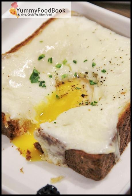 Truffled Egg-in-the-Hole Toast with Bacon Jam