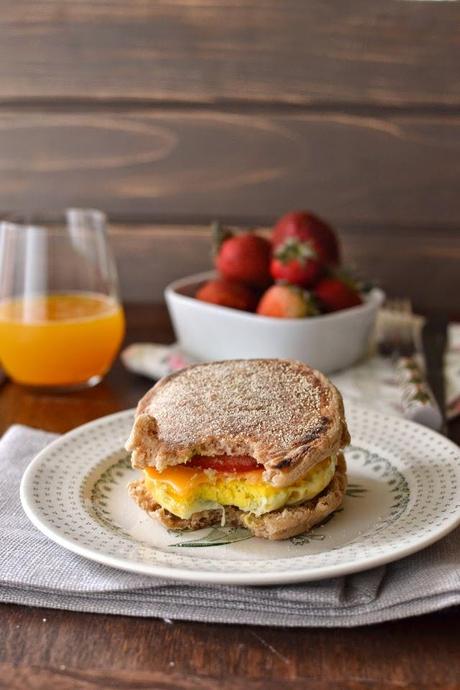 Vegetarian McMuffin Sandwich