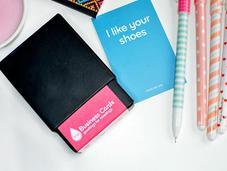 Take Next Level! Blog Business Cards from Moo.com