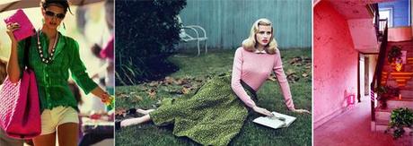 Green and pink ilovegreeninspiration_pantone_green_pink