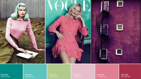 Green and pink ilovegreeninspiration_pantone_green_pink_1