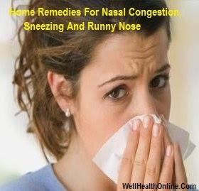 Home Remedies For Sneezing And Runny Nose