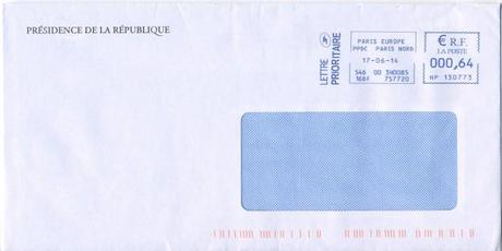 A Letter to me from the President of France Francois Hollande President of France 1