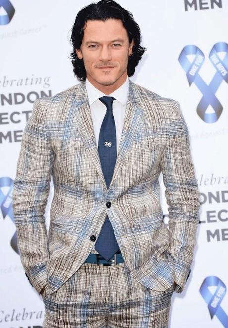 Luke evans fendi ss2014 suit one for the boys charity ball london womens fashion mens fashion celebrity fashion 