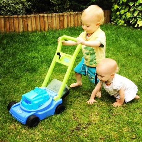My Little Twin Gardeners - 170/365 My Little Twin Gardeners - 170/365
