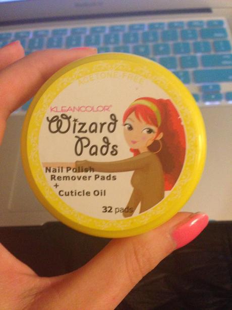 Klean Color Wizard Pads Nail Polish Remover Pads