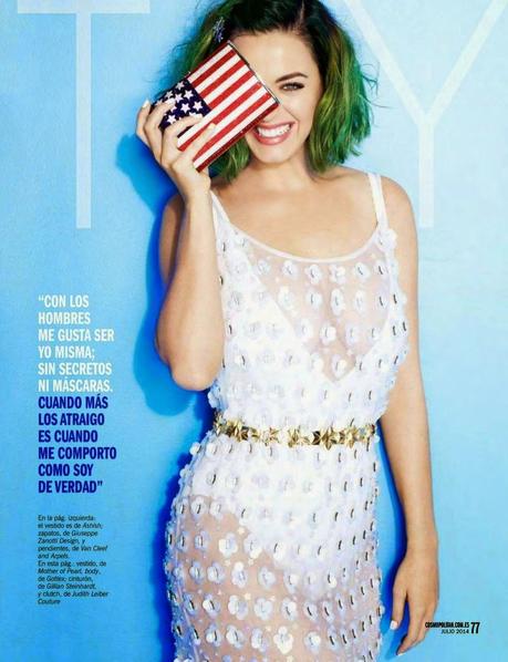 Katy Perry For Cosmopolitan Magazine, Spain, July 2014