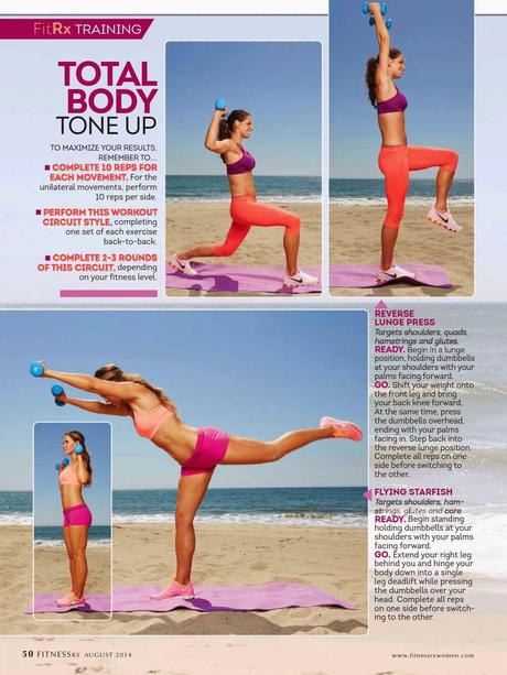 Karena Dawn & Katerina Hodgson in Fitness Rx for Women
Magazine, August 2014