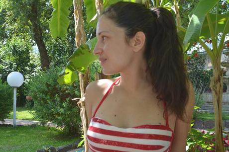 A red striped beachwear ilovegreeninspiration_on_an_island_dressing