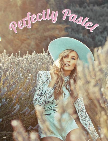 Fashion editorial: Perfectly Pastel – Cosmopolitan Australia July 2014 Cosmo