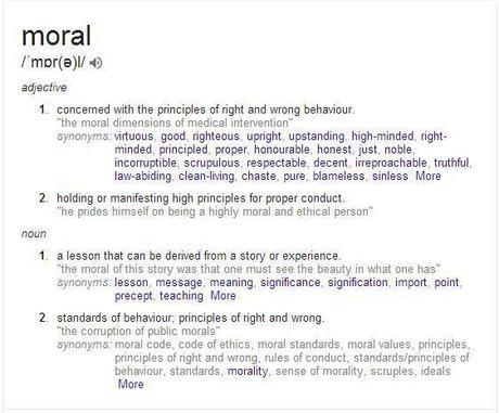 Morality Play Moral