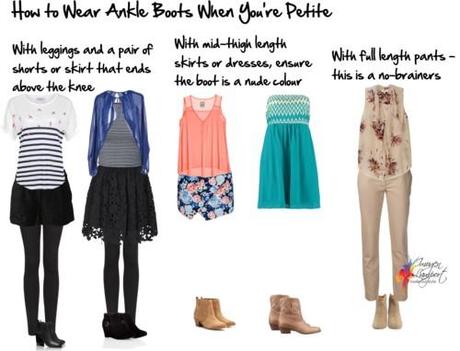 how to wear ankle boots when you're petite