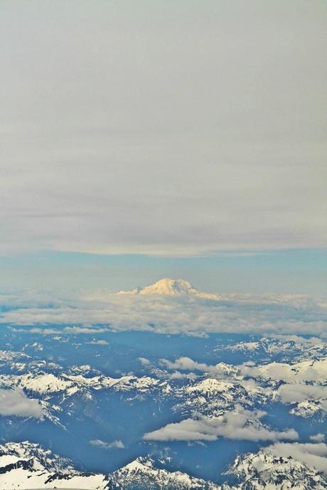 Mt. Rainier, airplane, photography, mountains, cascades, from the air