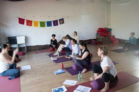 Sally Parkes Yoga Teacher Training at The Hacienda in Spain