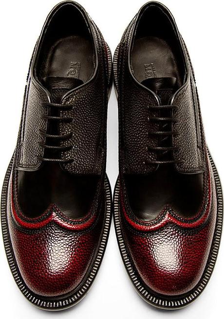 The Detail's Appeal:  Alexander McQueen Piped Austerity Brogues