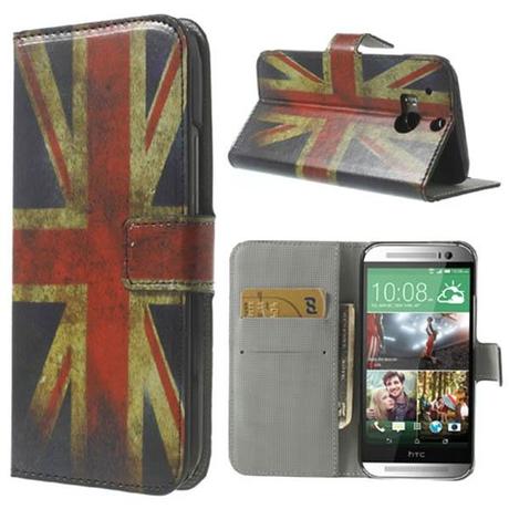 HTC One M8 Union Jack Leather Case