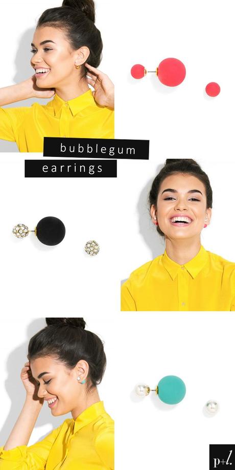 bubblegum earrings