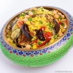 SUMMER CRUNCH !!! Fitness On Toast Faya Blog Girl Morocco Food Recipe Inspired Themed Moroccan Salad CousCous Tagine Saffron Courgette Chickpeas Zucchini Aubergine Sultanas Olives SQUARE