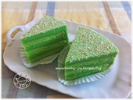 Pandan Kaya Cake Pandan Kaya Cake