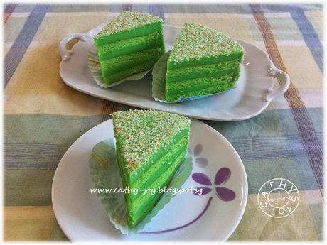 Pandan Kaya Cake Pandan Kaya Cake