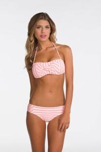 Bikini Lab Bikini Pink and White Bikini by Bikini Lab