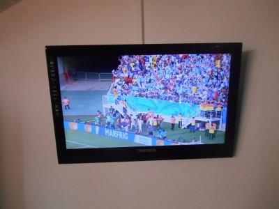 41 Different Places That I Have Watched World Cup 2014 So Far In our hotel room in the town of Kourou, French Guyana we watched Uruguay beat Italy 1-0.