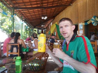 41 Different Places That I Have Watched World Cup 2014 So Far Pinguim Bar in Fortaleza for the Colombia v. Ivory Coast match.