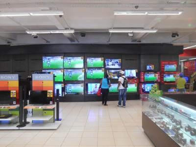 41 Different Places That I Have Watched World Cup 2014 So Far Yes we watched part of Costa Rica v. Italy in a Hi Fi store in Macapa!
