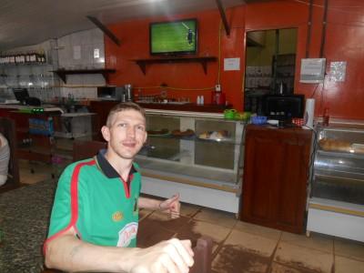 41 Different Places That I Have Watched World Cup 2014 So Far Watching Ecuador v. Honduras in an unknown bar in an unknown town somewhere on the Amazon basin between Macapa and Oiapoque.