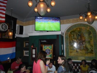 41 Different Places That I Have Watched World Cup 2014 So Far In Verve Bar in Lessy's Q/Picadilly watching Costa Rica beat Uruguay 3-1.