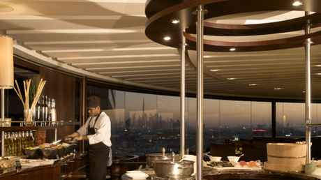 Screen Shot 2014 06 26 at 6.36.24 PM Restaurant Review: Al Dawaar, Dubais Only Revolving Restaurant