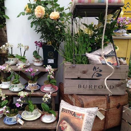 Grow London: The Burford Garden Company beautiful stand via MiaFleur