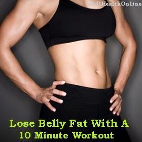Lose Belly Fat With A 10 Minute Workout