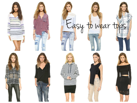 easy-to-wear tops