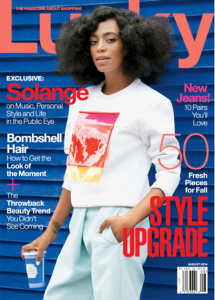 Solange Covers ‘Lucky’ Magazine And Speaks On Elevator Incident Screen shot 2014-07-07 at 7.47.26 PM