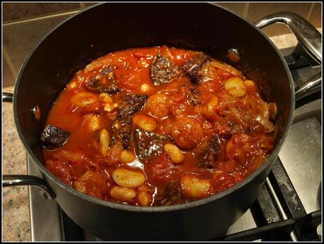 Pork and beans: a variation on the theme. Pork and beans: a variation on the theme.