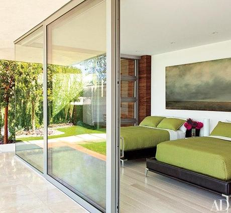 Modern Laguna Beach House bedroom