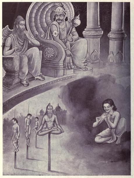 When death was born again – Part 1 Dharmaraj_and_animandavya