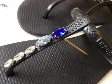 DIY Embellished Sandals with Havaianas