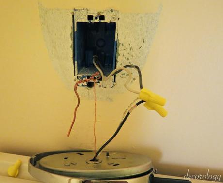 DIY: How to change out a wall mounted light fixture DIY: How to change out a wall mounted light fixture